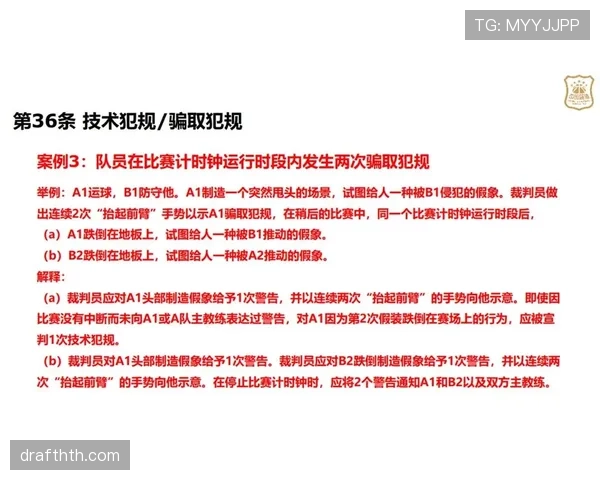 篮球技术犯规规则详解与判罚标准